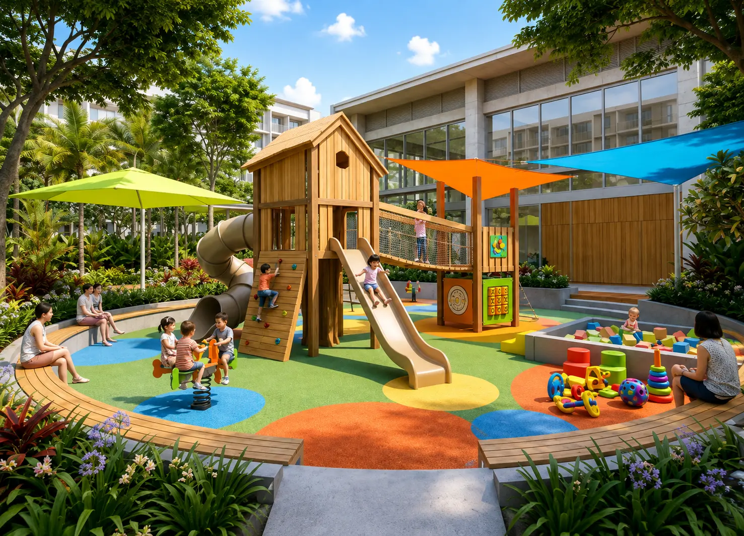 Kids Play Area at Namrata Boulevard